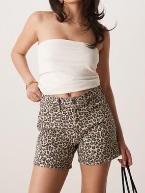 Abercrombie Leopard Print Short 28 (6)